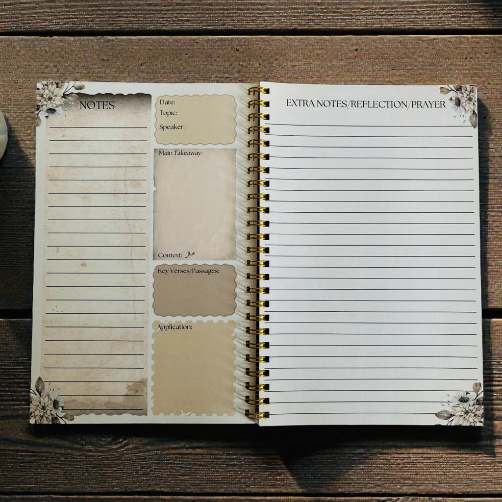 Sermon Notes Journal