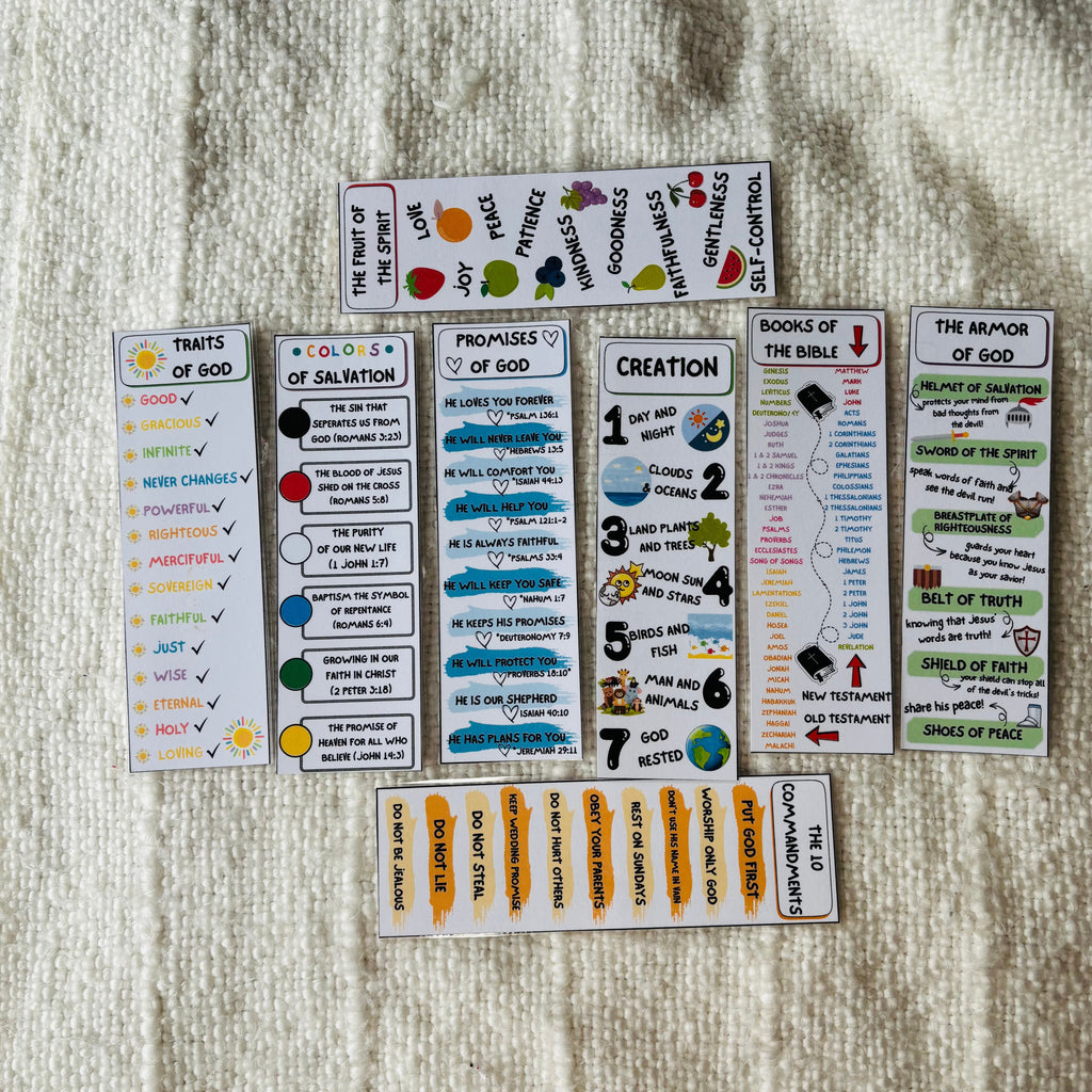 Kids' Christian Bookmarks
