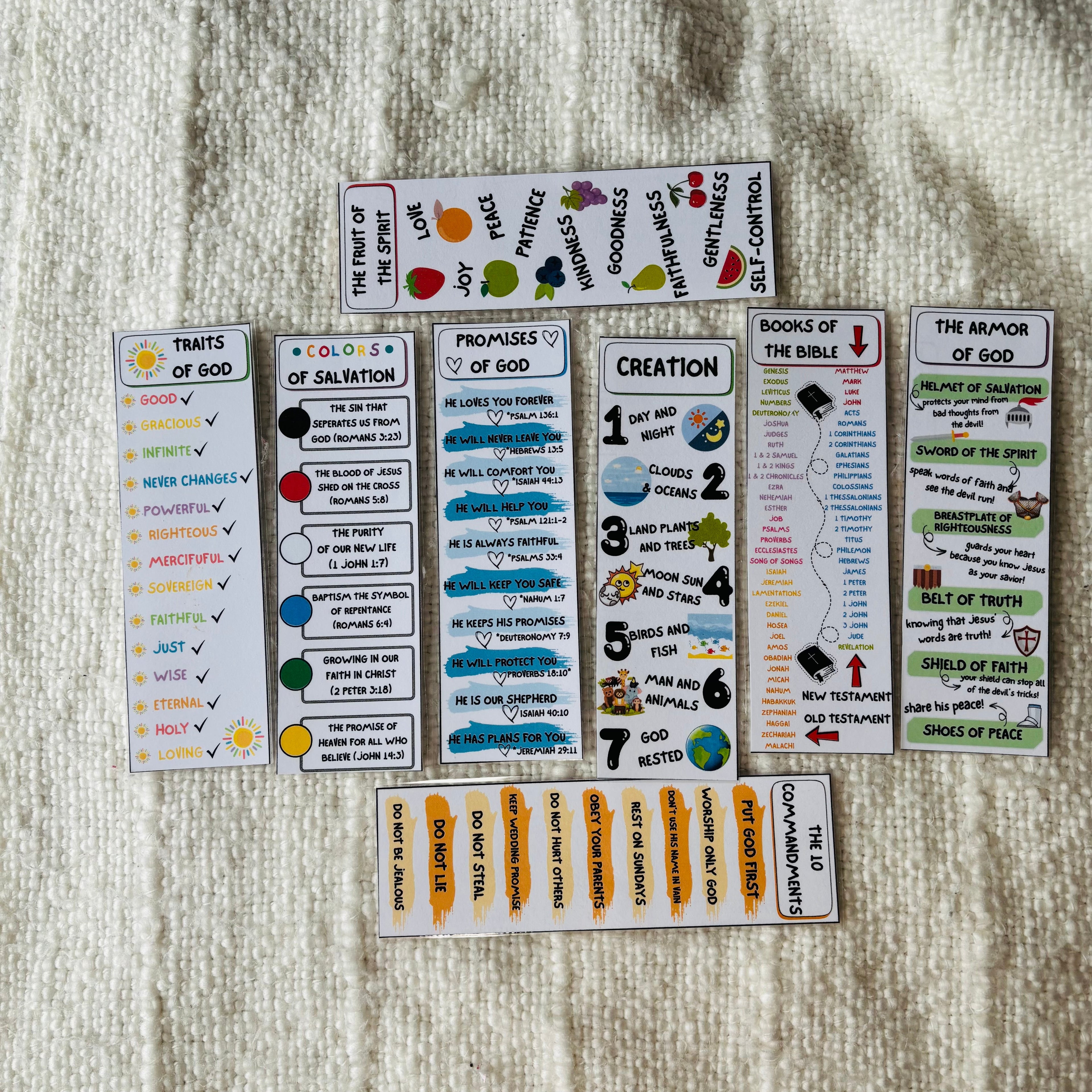 Kids' Christian Bookmarks