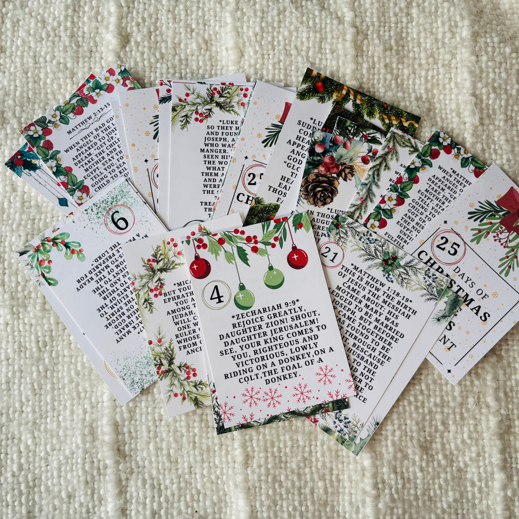 Christmas Advent Printable Cards