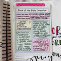 "Bible Book Overview" Printable