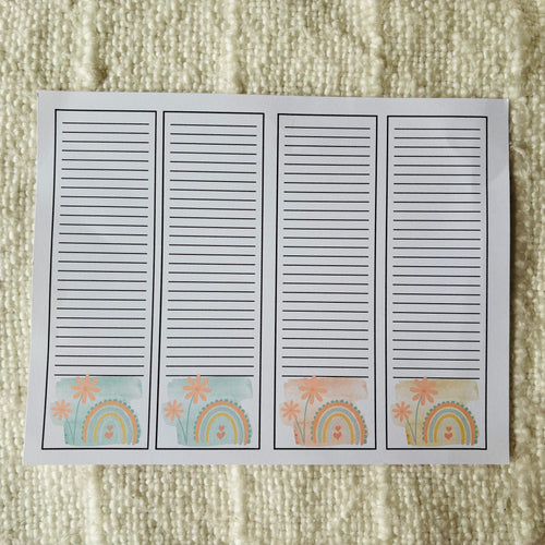 "13 page Margin Notes" Printable