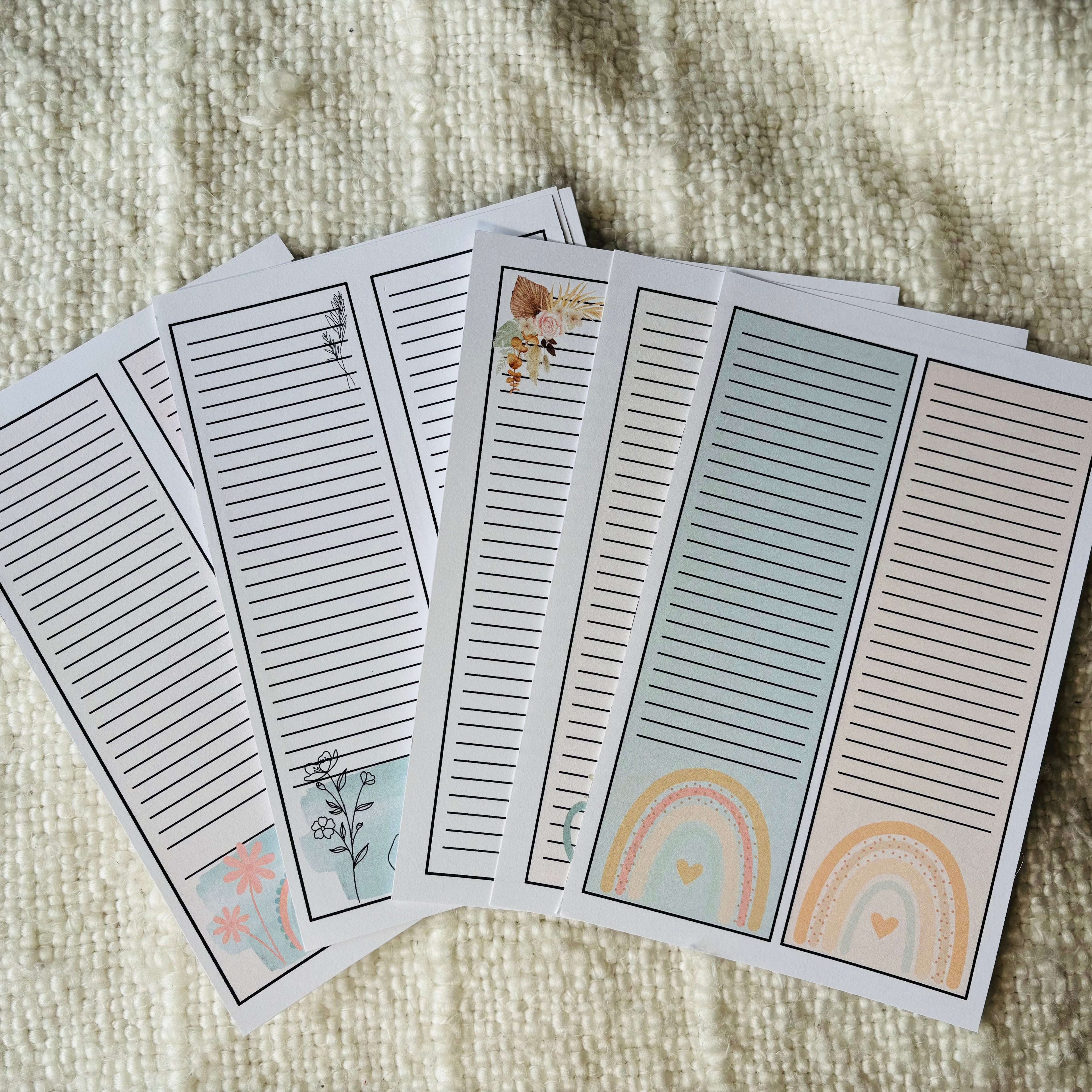 "13 page Margin Notes" Printable