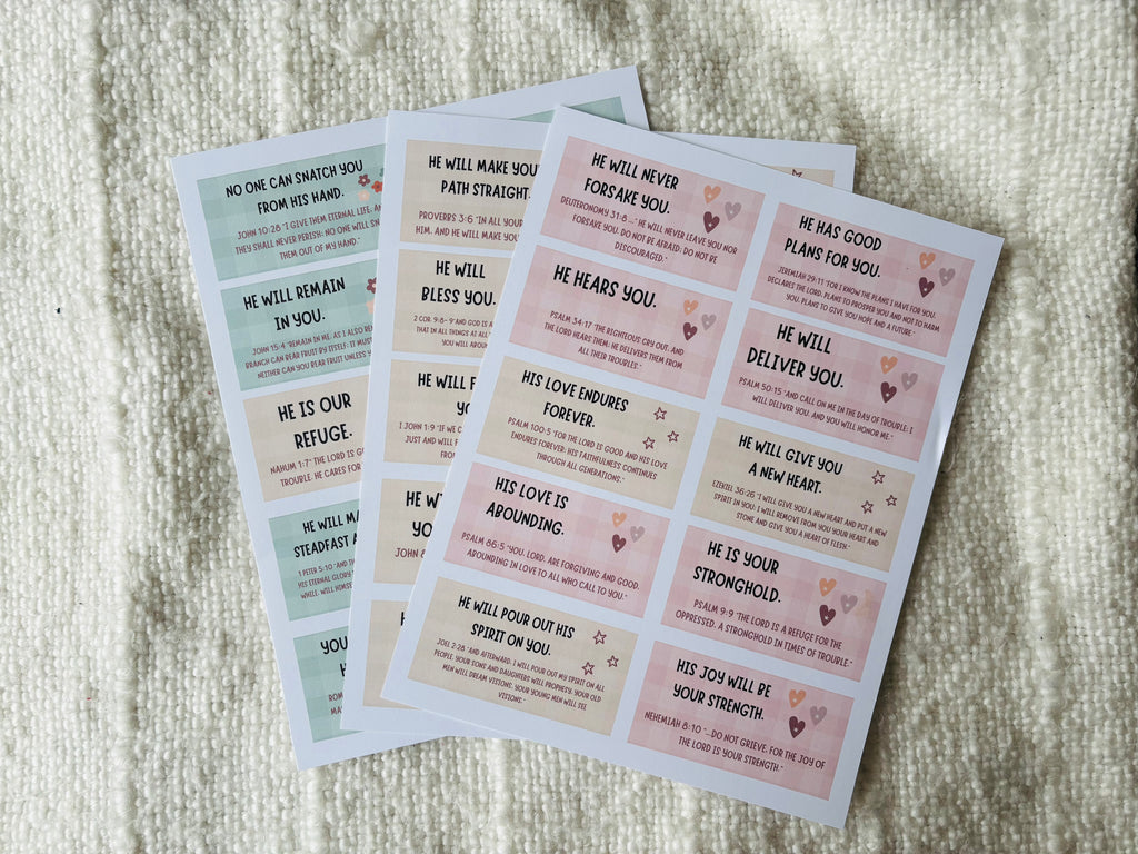 "Promises of God" Printable Cards