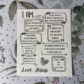 "I AM statements of Jesus" printable