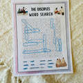 "Disciples" and "fruits of the Spirit" Word Search Printable (FREE)