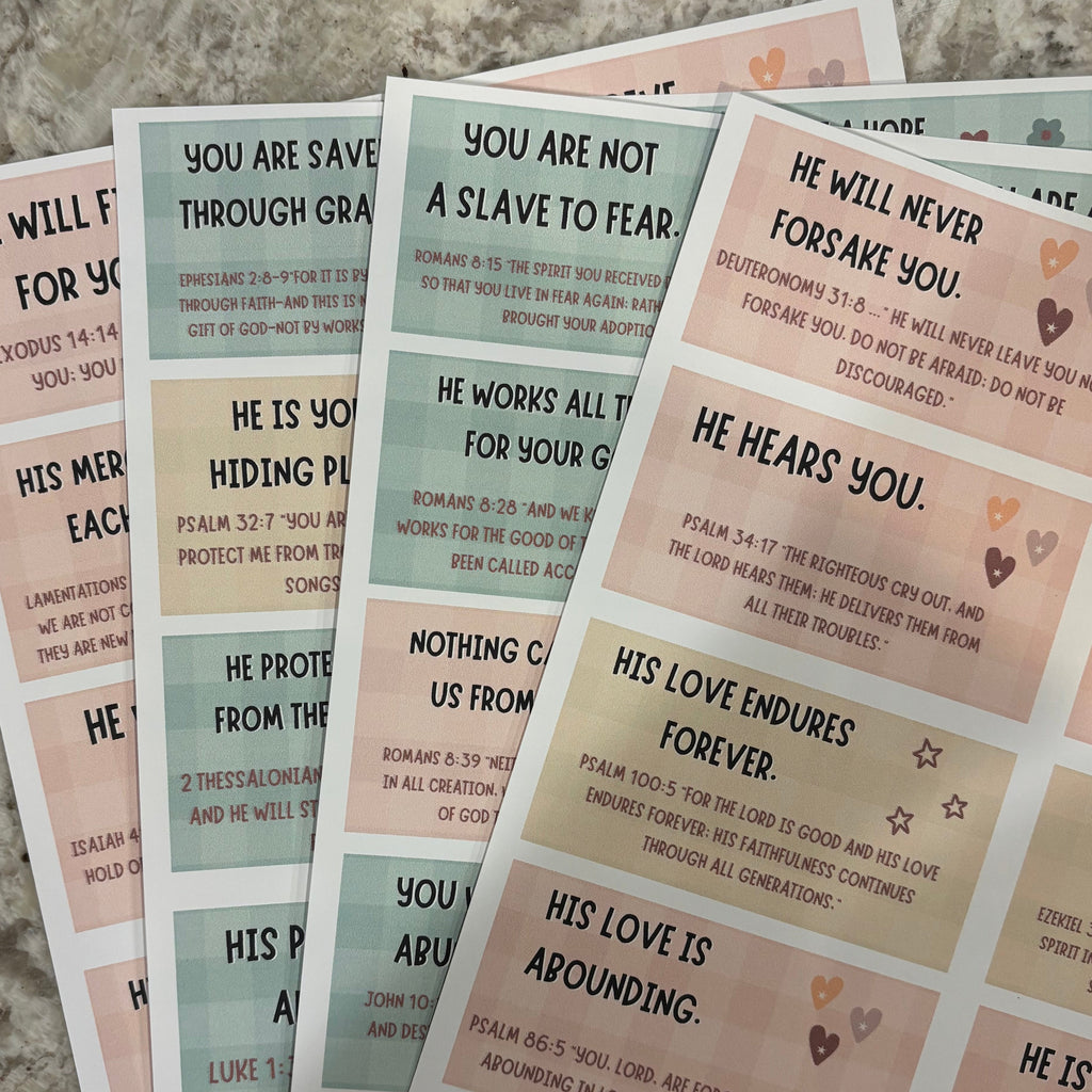 "Promises of God" Printable Cards